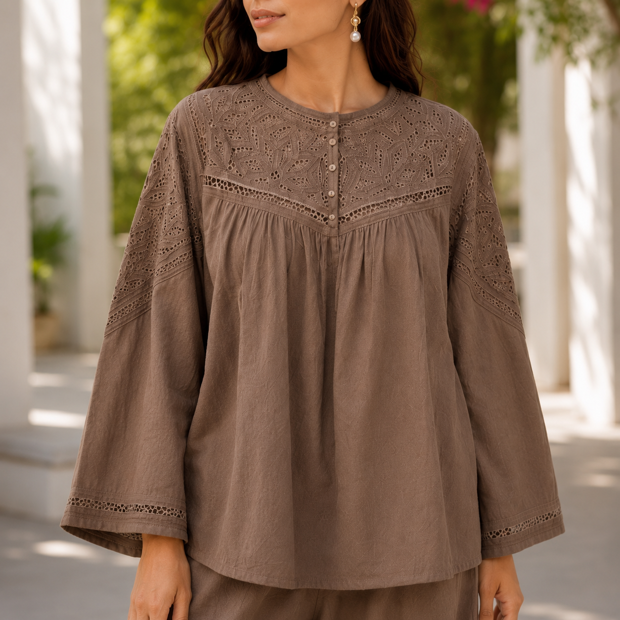 CARLO Organic Textured Cotton Co-Ord Set