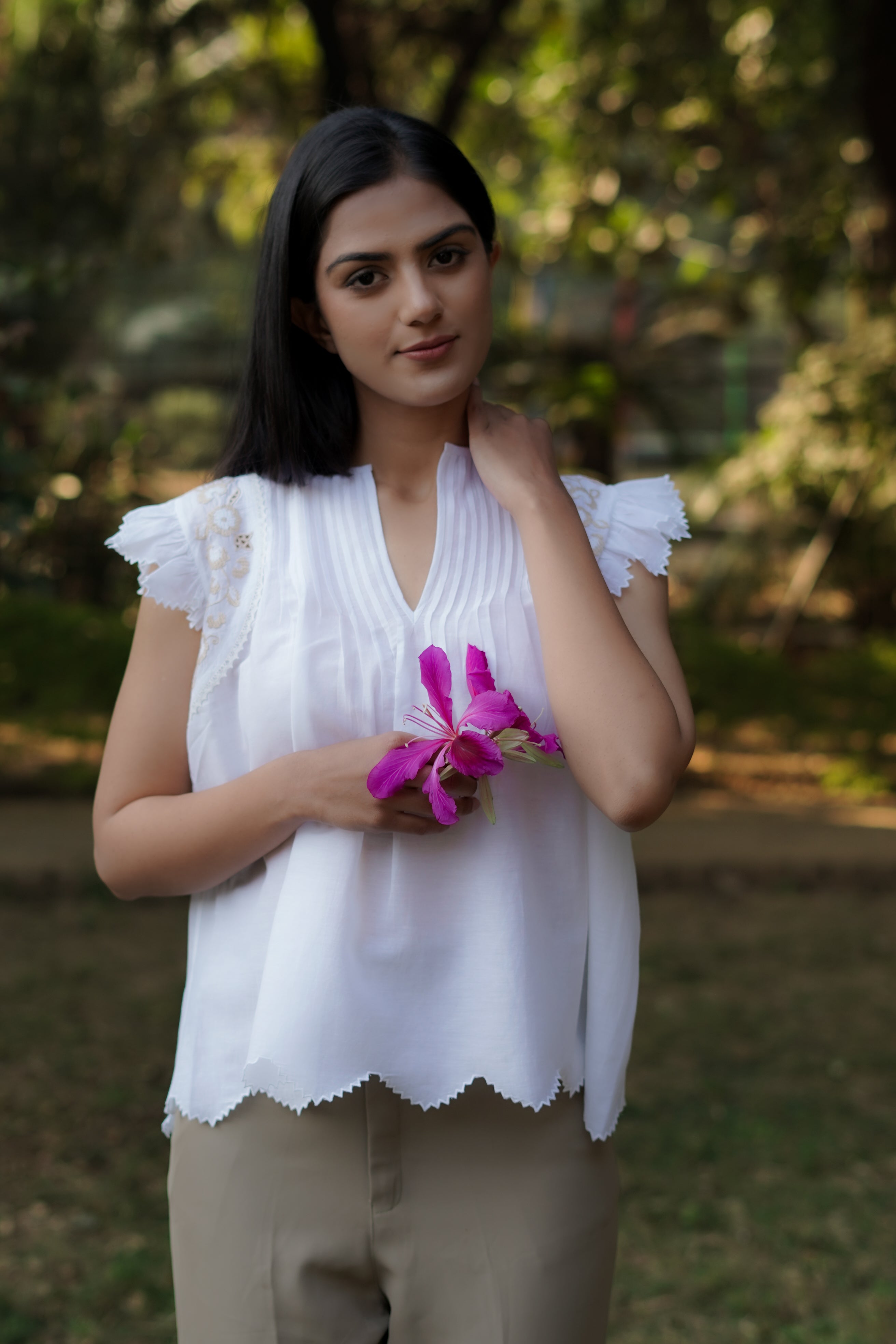 Celis Top (White)