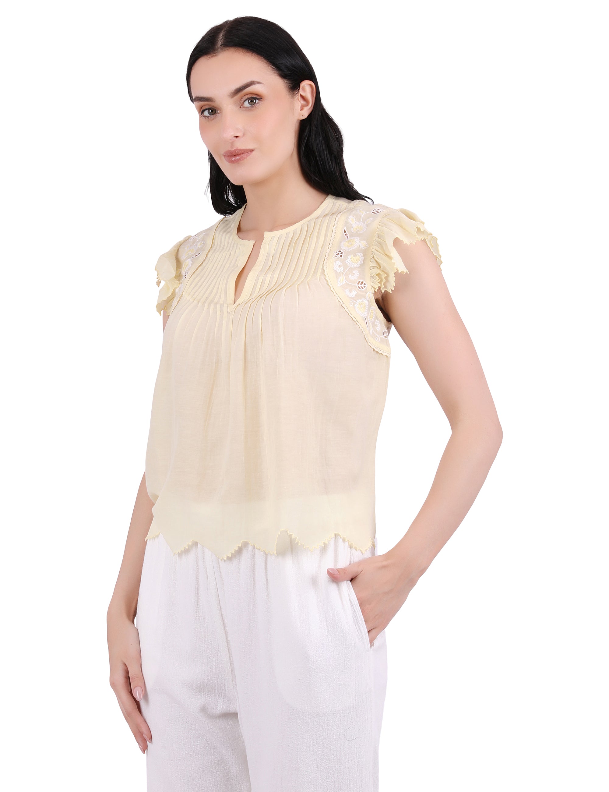 Celis Top (Yellow)